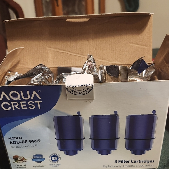 NIOB-  AQUA CREST- AQU-RF-9999 Box of 3 Aqua Crest Replacement Filter Cartridge. - Picture 4 of 9
